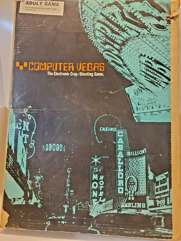 Vintage Working 1971 Computer Vegas Crap Shooting Game Electronic Data Controls