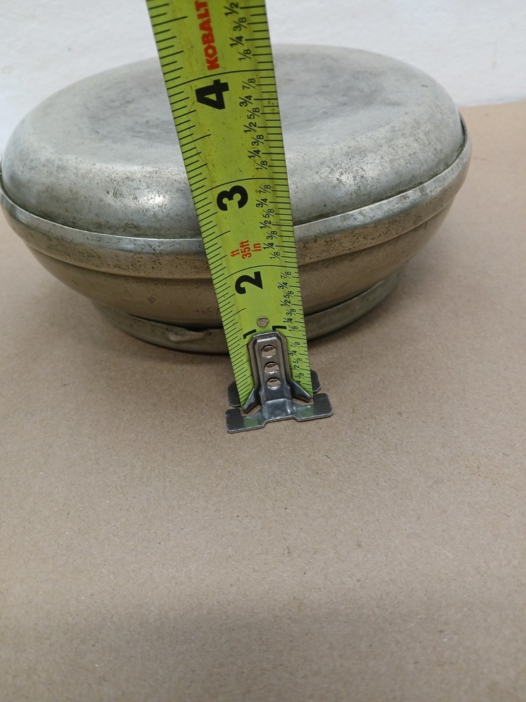 Antique Pullman Palace Car Co Railroad Spittoon Nickel Plated Train Cuspidor