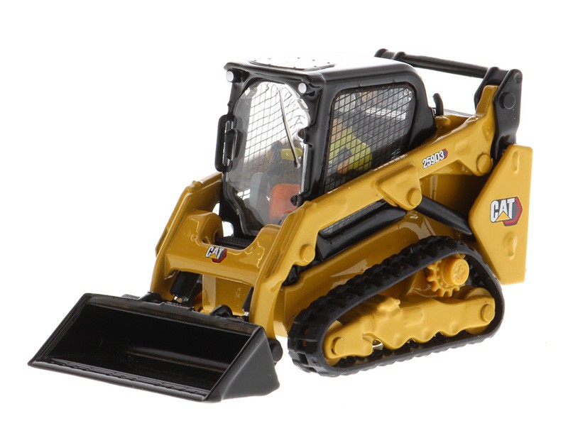 DieCast Masters 85677 1:50 Caterpillar 259D3 Compact Track Loader w/Work Tools