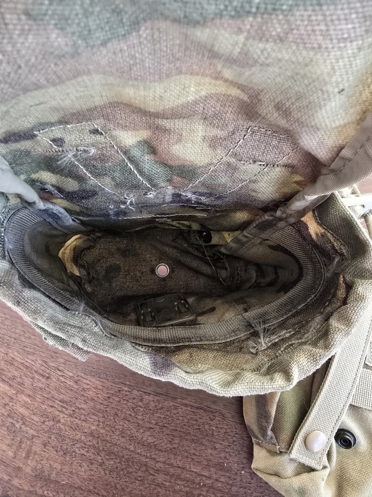 2 USGI MOLLE II CANTEEN GENERAL PURPOSE UTILITY POUCH OCP MULTICAM