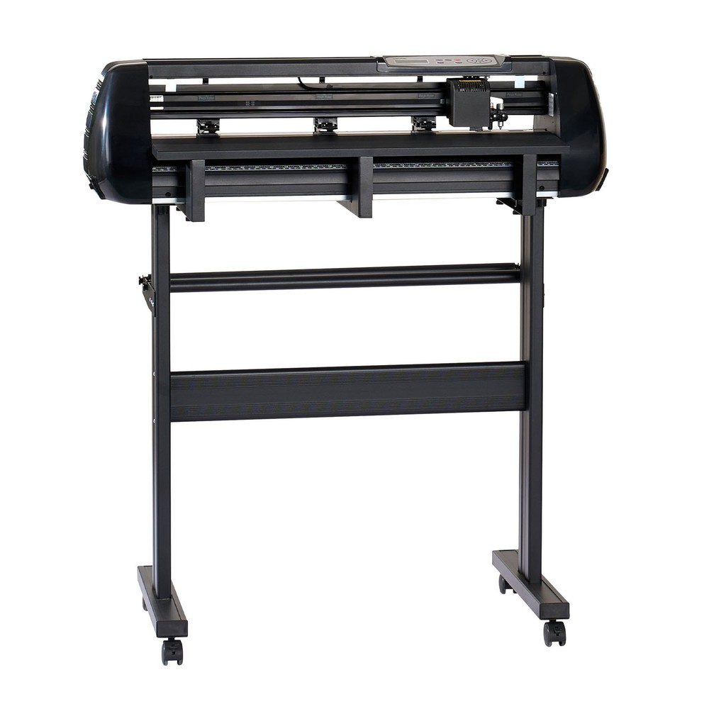 HOT/ Vinyl Cutter Machine,28 inch Max Feed Width,Dual Blades,Adjustable Force a