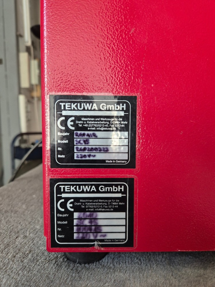 TEKUWA SC75 Electro-pneumatic cutting machine