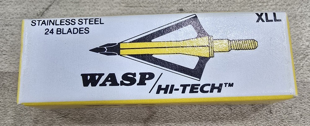 WASP HI-TECH XLL BROADHEAD REPLACEMENT 24 BLADES #1524 SS