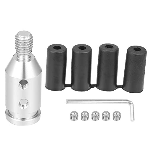 Gear Shift Knob Adapter Kit Universal with 4 Plastic Hoses Non Silver Tone