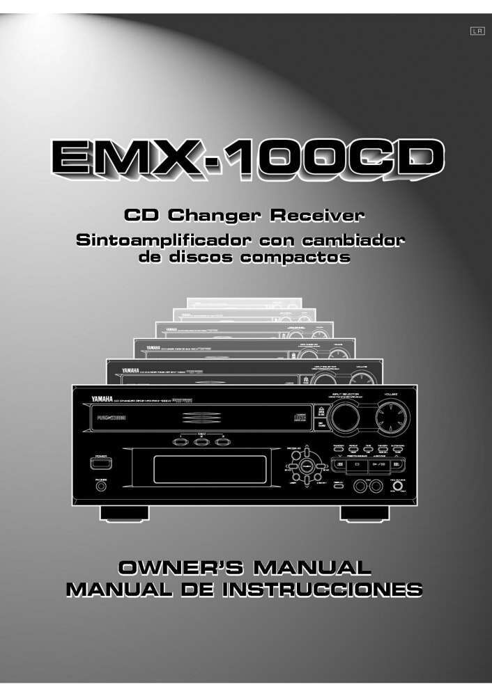 Yamaha EMX-100CD CD Changer Receiver Owners Manual