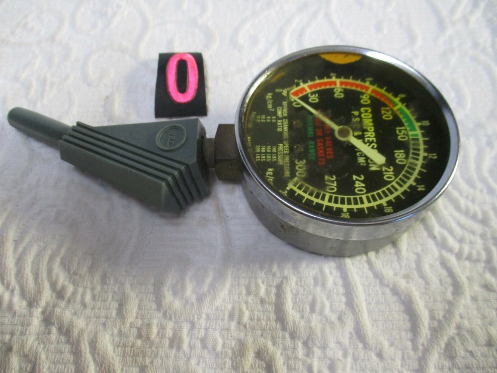 Vintage RAC Compression Tester 53501780 Compression Checker Made in USA No Boot
