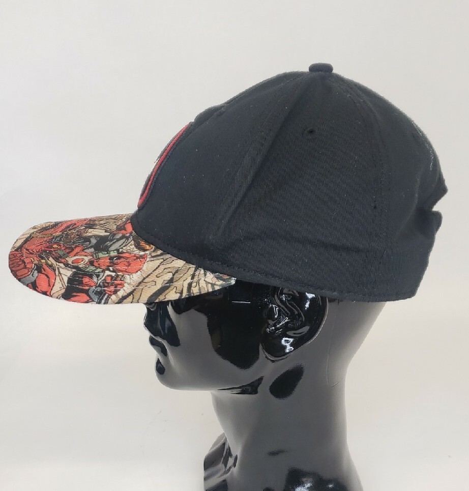 Marvel Comic Deadpool cap sublimated bill structured adjustable snap back