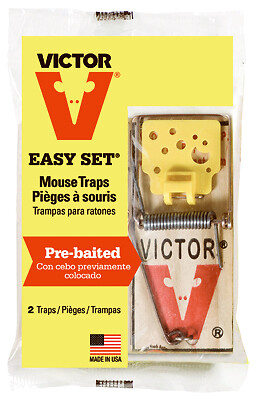 Victor M035 Easy-Set Mouse Trap, 2-Pk. - Quantity 36