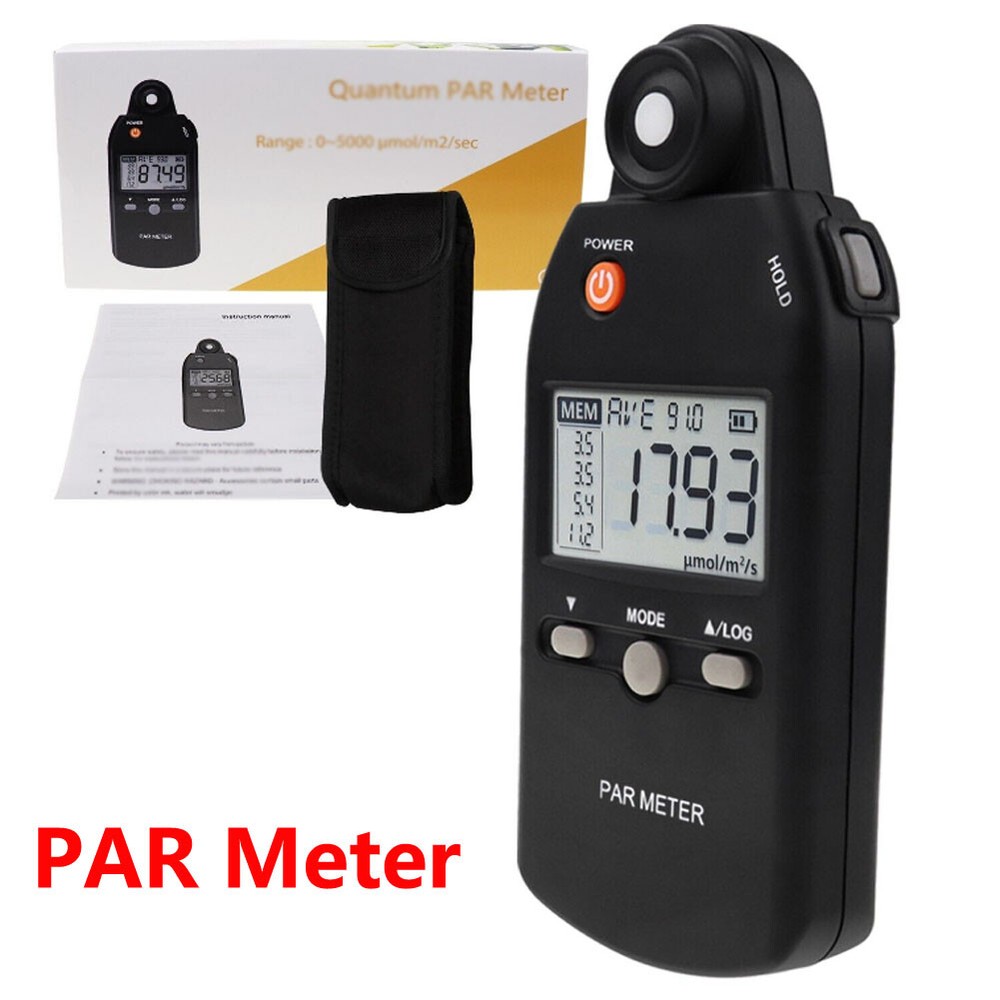 PAR Meter Advanced Quantum Sensor Measure Grow Light Intensity Lux Meter