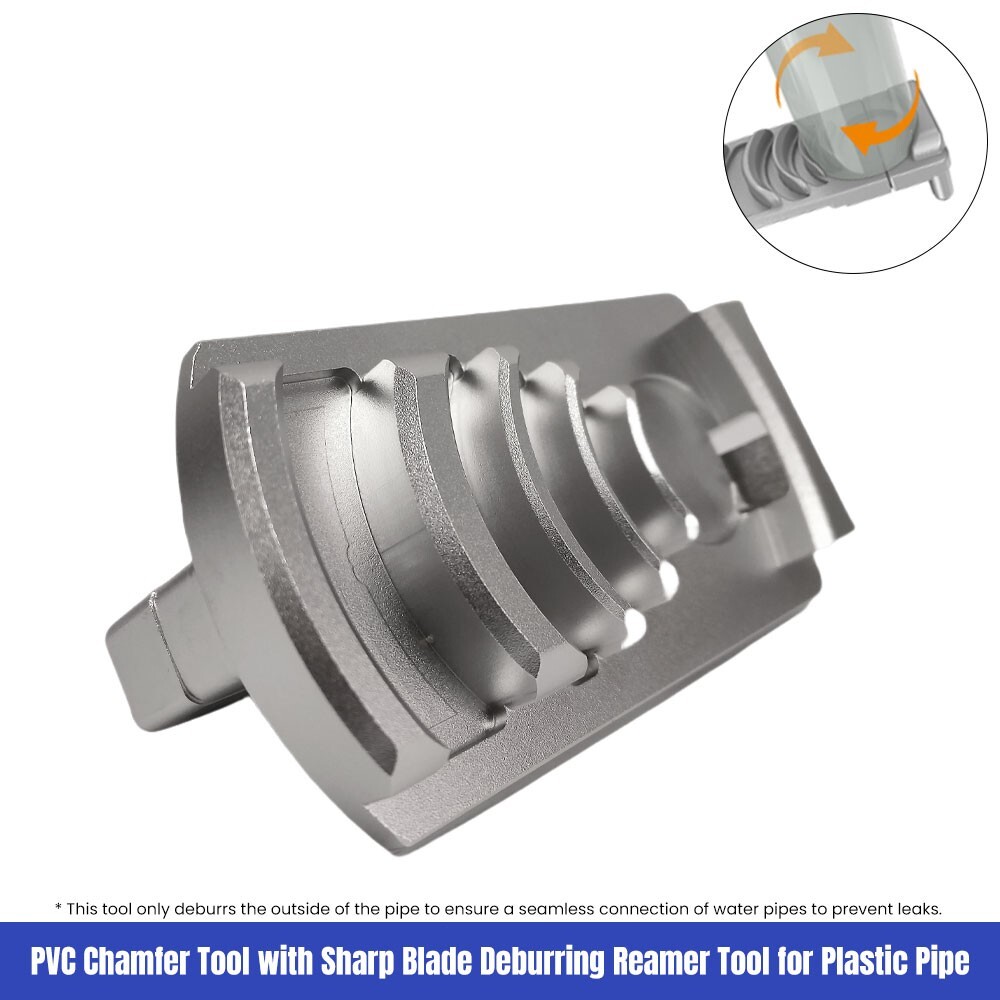 PVC Chamfer Tool with Sharp Blade Deburring Reamer Tool for Plastic Pipe