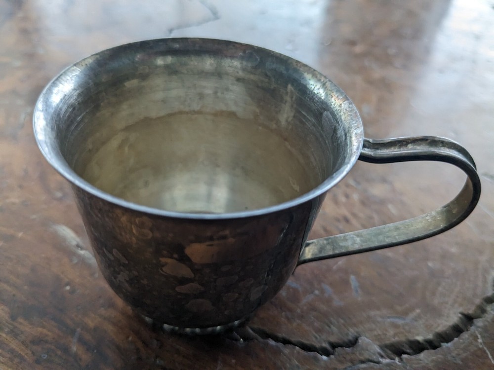 Vintage Silverplated Leonard Baby Cup