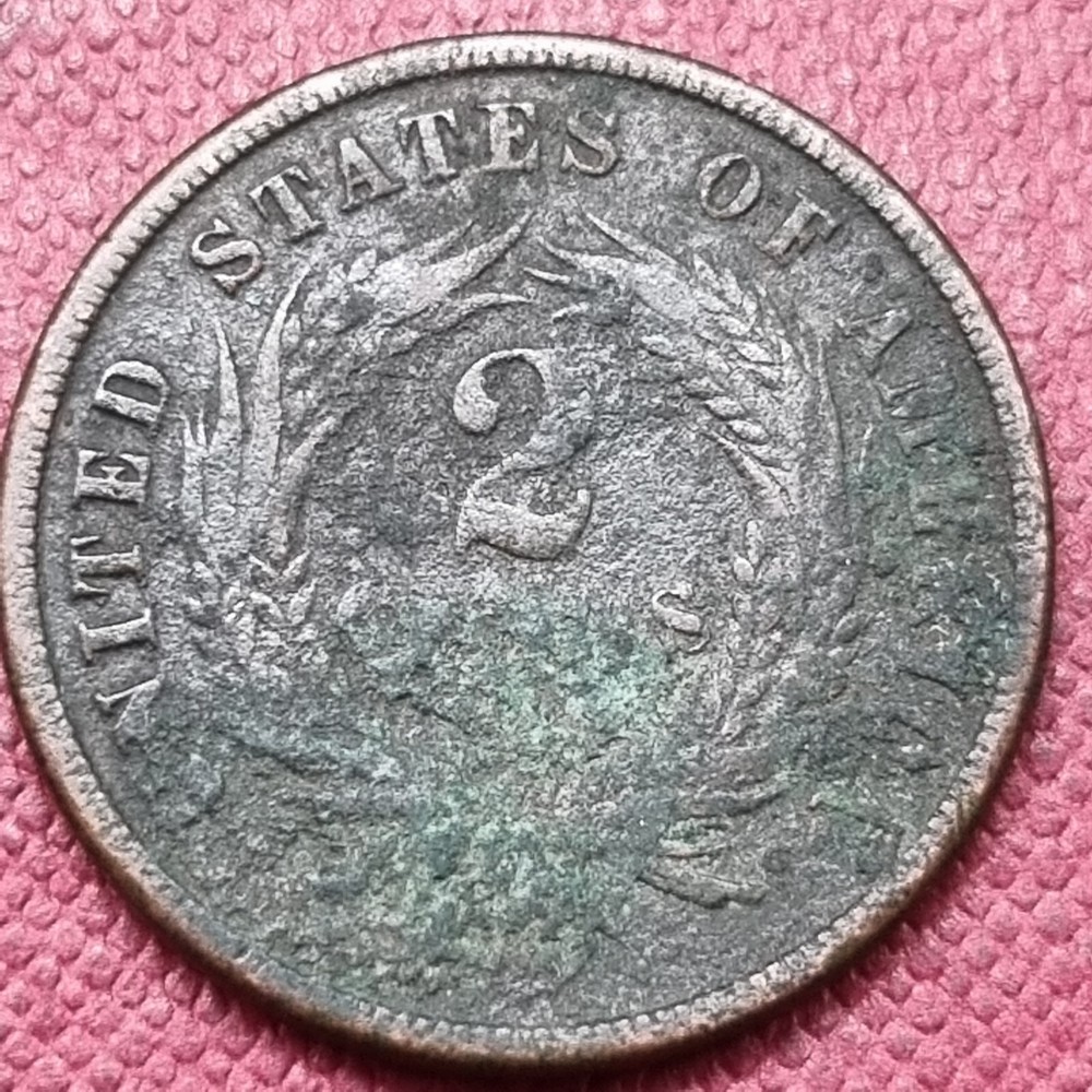 1871 Two Cent Piece 2c Better Grade VF Details #69270