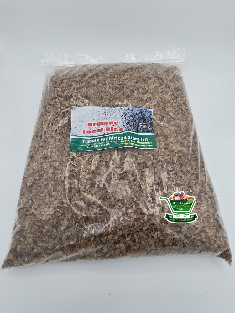 Ofada Brown Rice, Nigerian Local Rice, 4lb