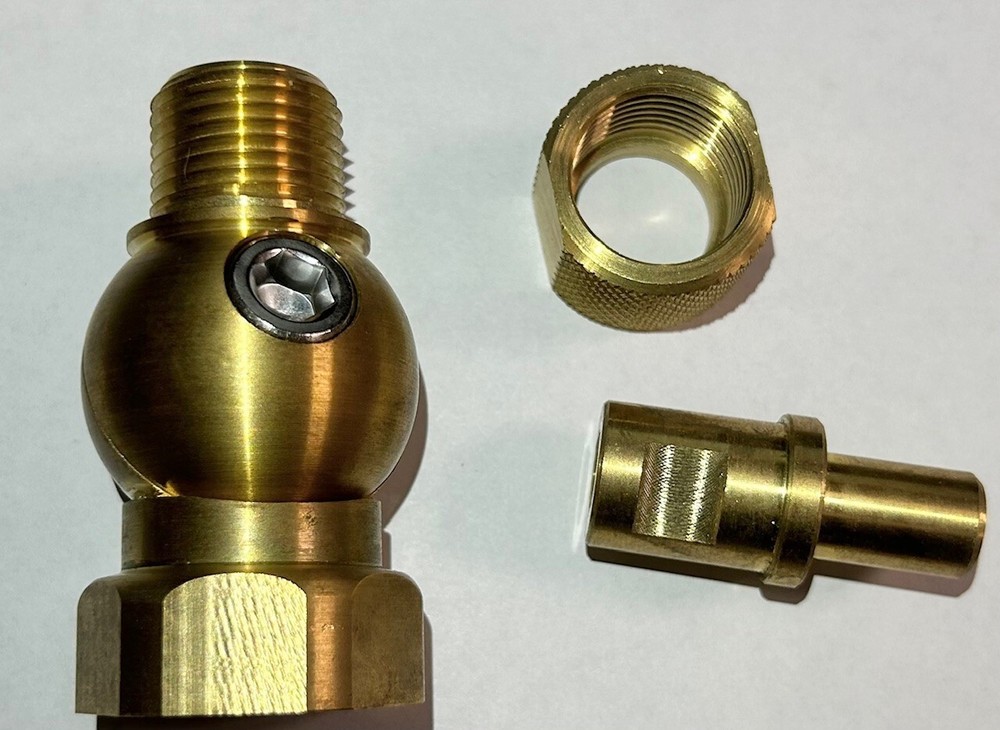 Antenna Brass Mount w/ quick disconnect Fatboy Heavy Duty
