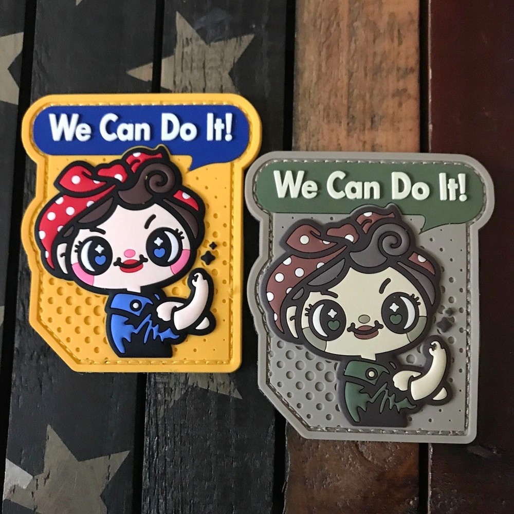 Cute We Can Do It PVC Morale Patch