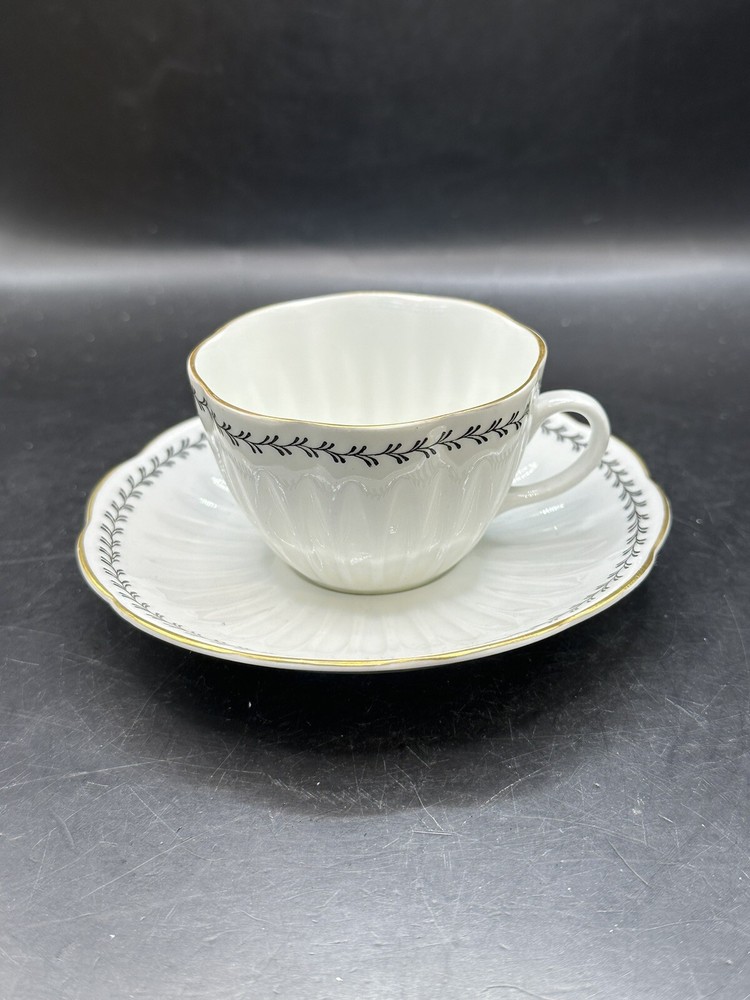 ARABIA VARPU COFFEE CUP, PLATE