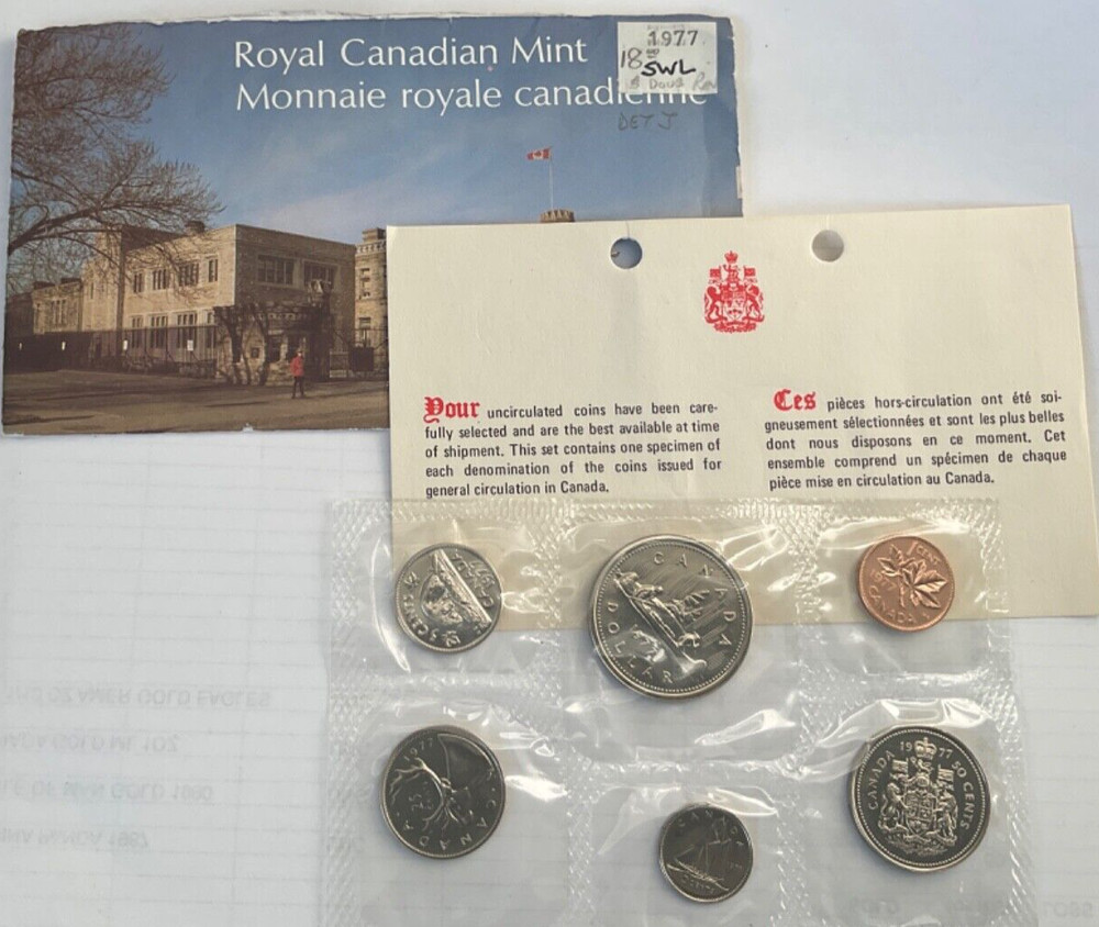 *** 1977  CANADA  PROOF  LIKE  MINT  SET *** SWL