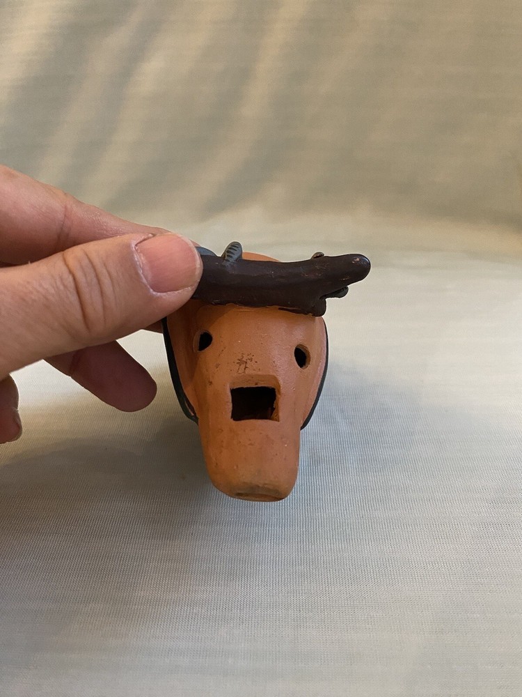 Peru Peruvian Clay Whistles Toucan Parrot