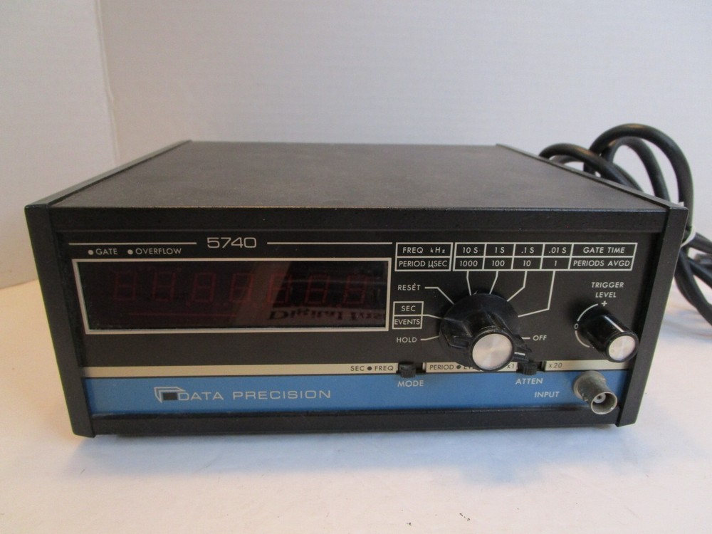 DATA PRECISION Model 5740 Multifunction Frequency Counter 100MHz *SEE VIDEO*