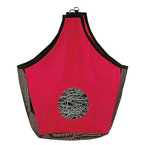 Mustang Poly Hay Feed Bag Mesh Gusset
