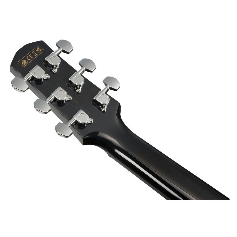 Ibanez AAM340CE 6 String Acoustic Electric Guitar (Rustic Black High Gloss)