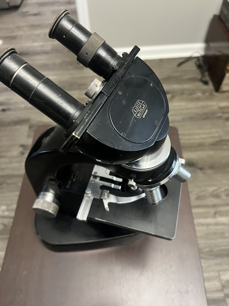 Ernst Leitz Wetzlar Microscope Vintage Leitz Microscope
