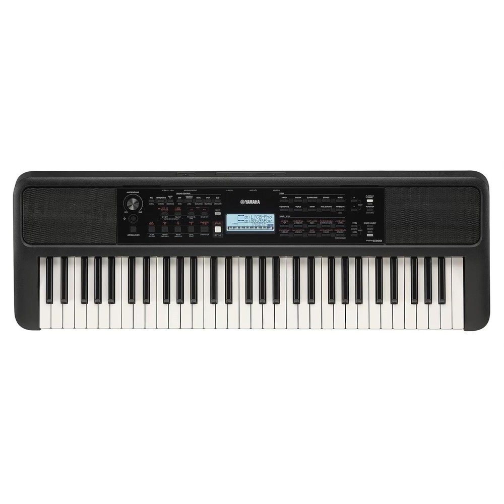 Yamaha PSR-E383 Portable Keyboard 61 Keys (Adaptor Included)