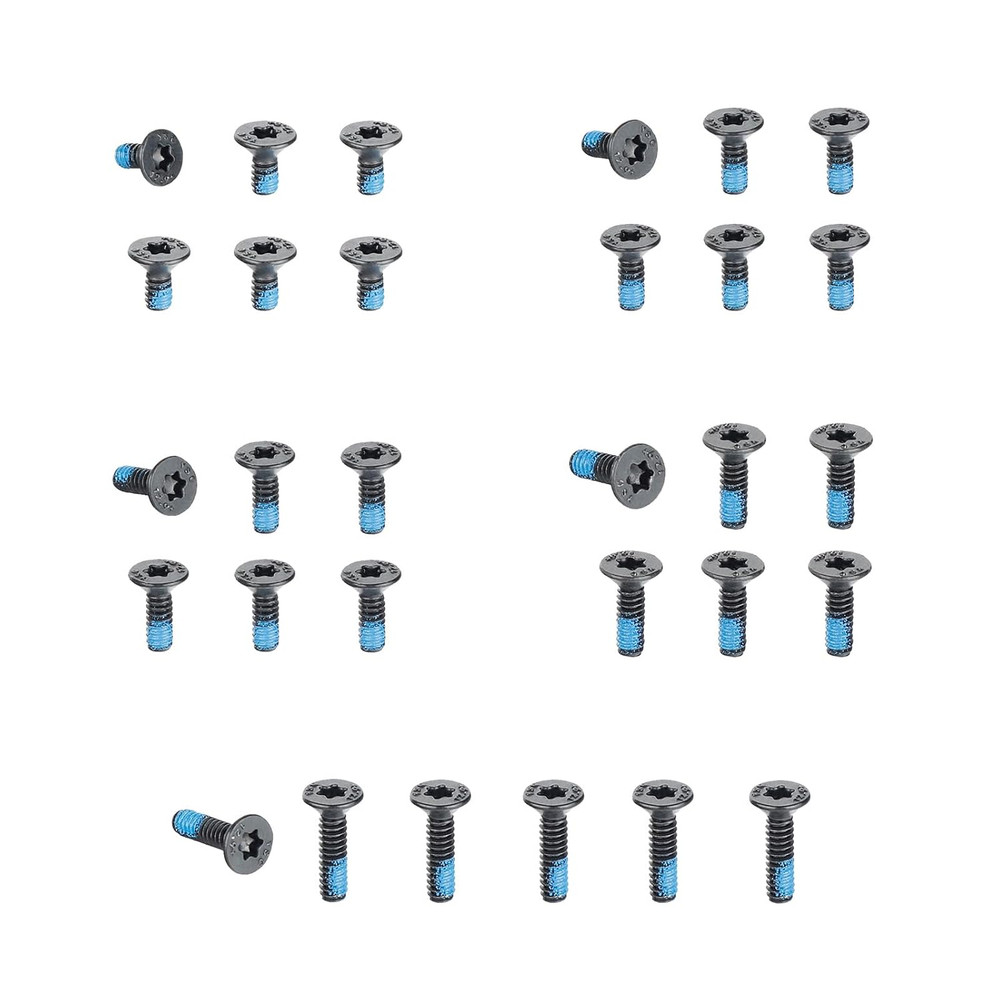 30-Piece Screw Set for Red Dot Sight Optics with Various Lengths