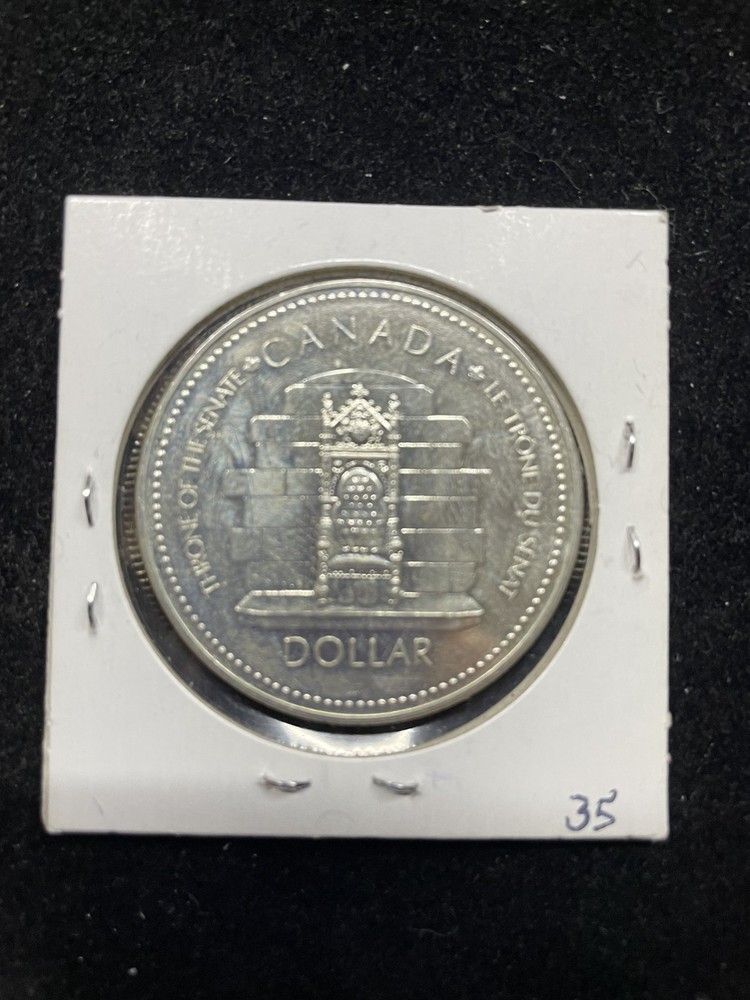 1977 Canada Silver Jubilee One Dollar Silver Coin Uncirculated