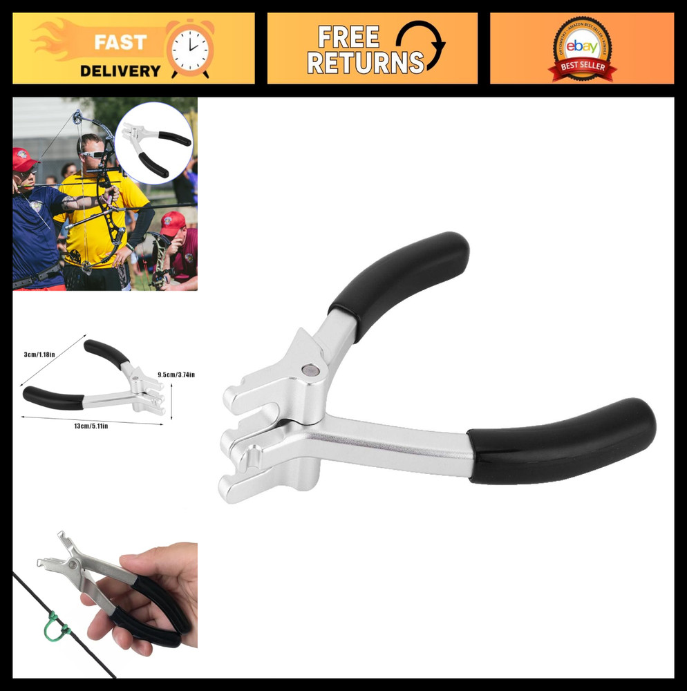 D Loop Pliers for Compound Bow - Bow Press Tools, Bowstring D Ring Installer, No