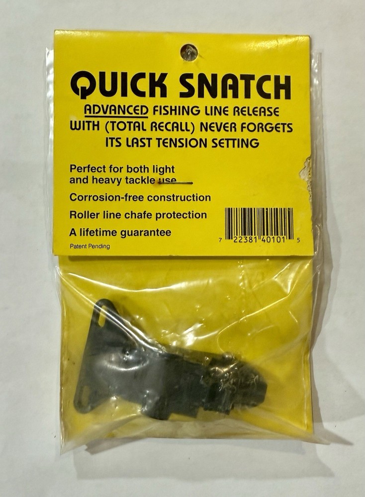 Quick Snatch Roller Line Release - Outrigger, Downriggers, Flatline