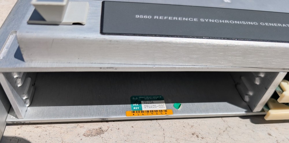 Grass Valley Group 9560 Reference Synchronising Generator, Sync Gen; used, works