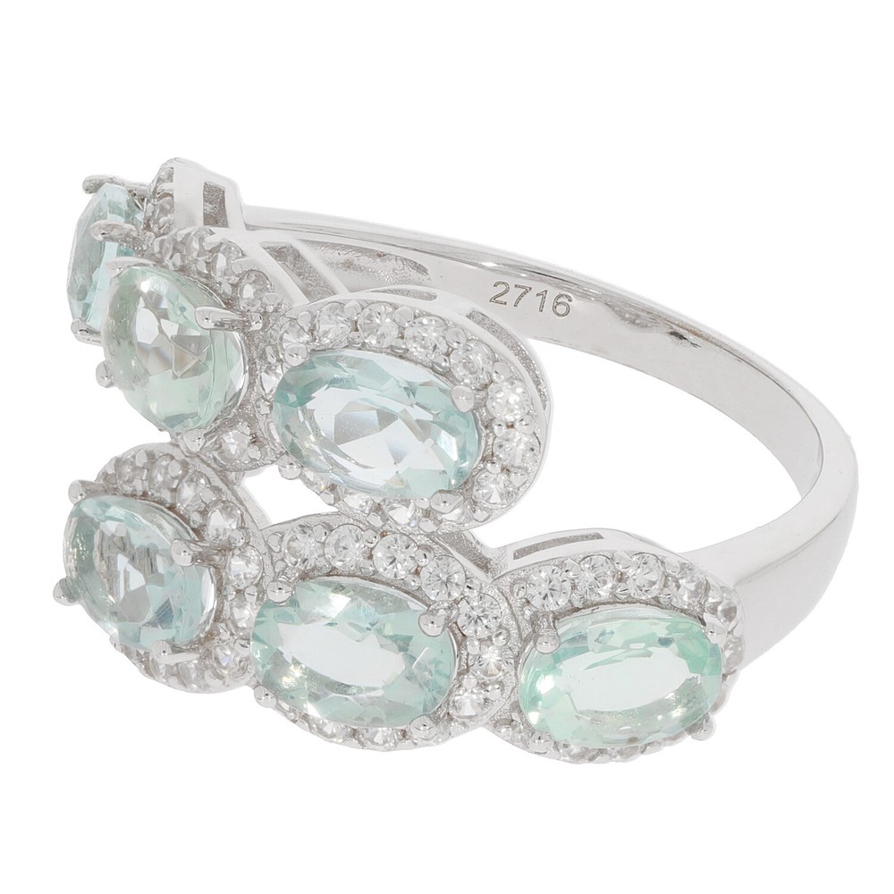 Sterling Silver Semi Mount Ring Setting Oval OV 6X4mm Solid