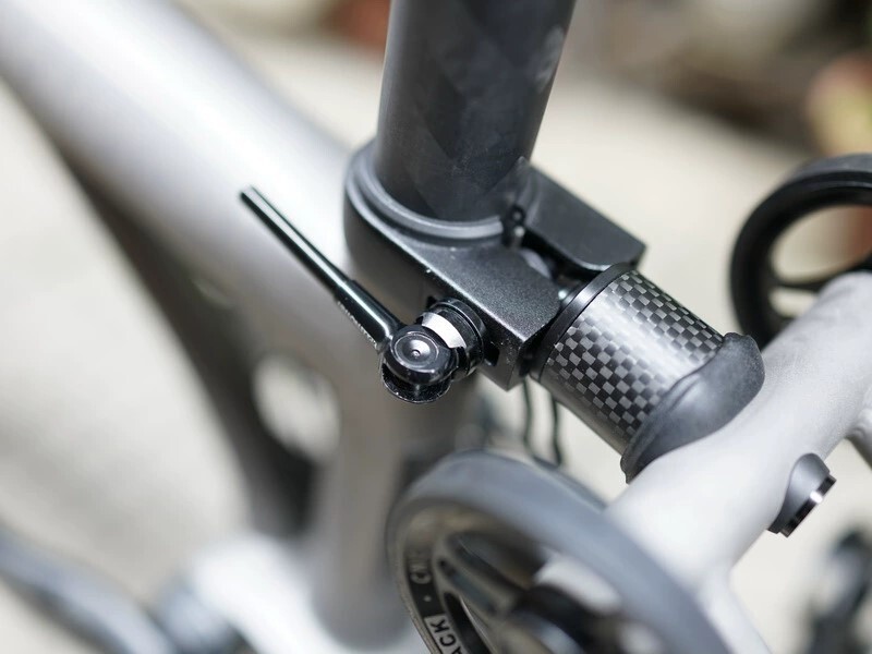 Ti Atom/seatpost clamp for Brompton T Line
