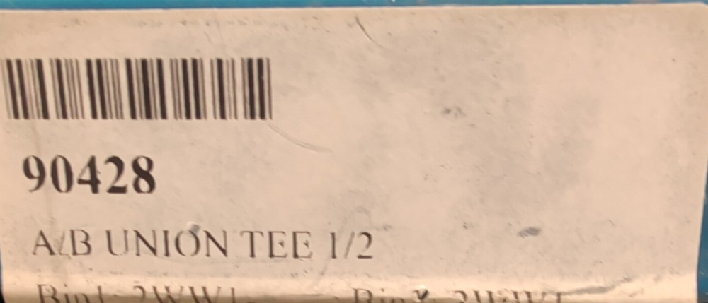 90428 1/2" AIRLINE TEE FITTING