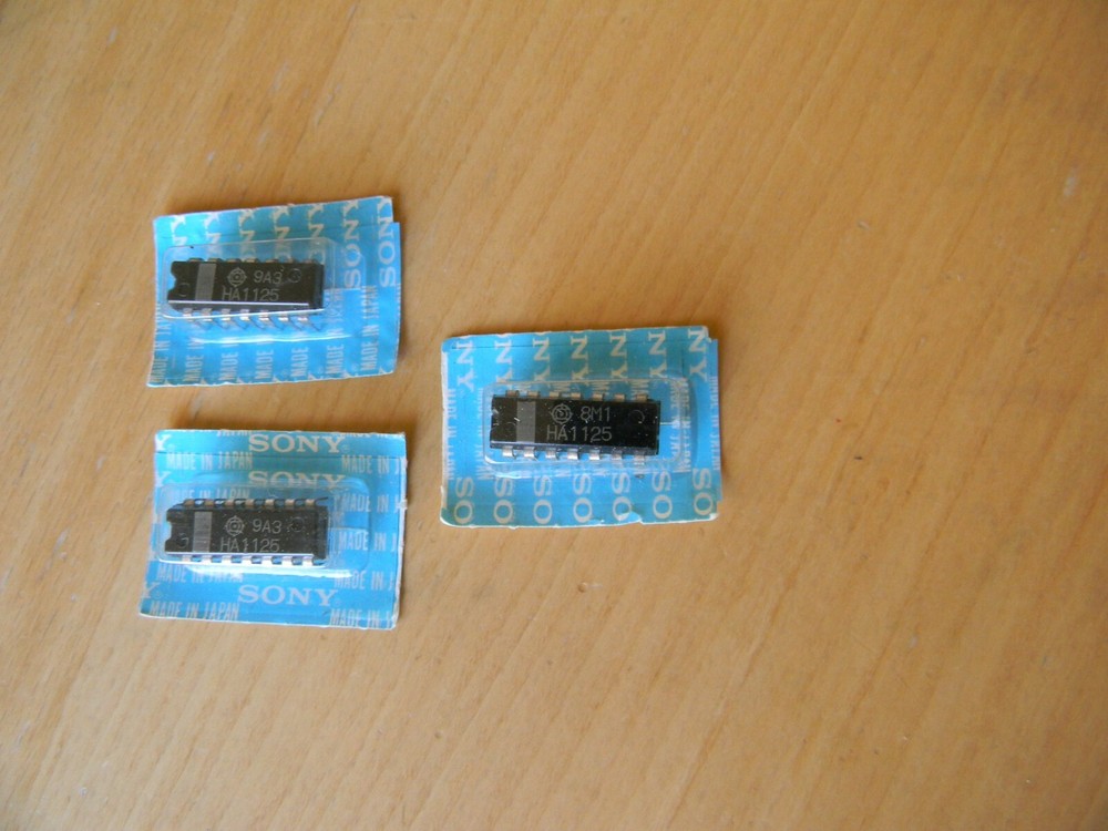 HA1125 Integrated Circuits 3 Pieces