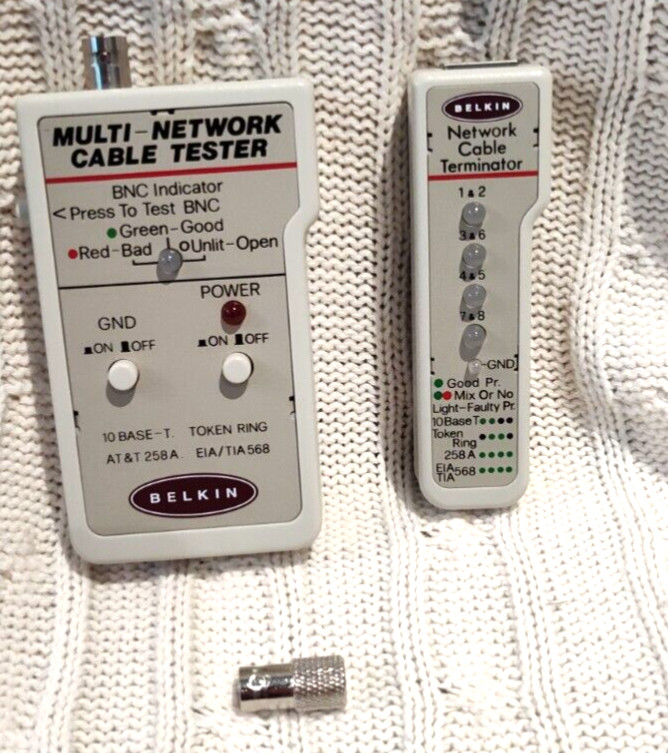 Belkin Network Cable Terminator and Multi Network Cable Tester