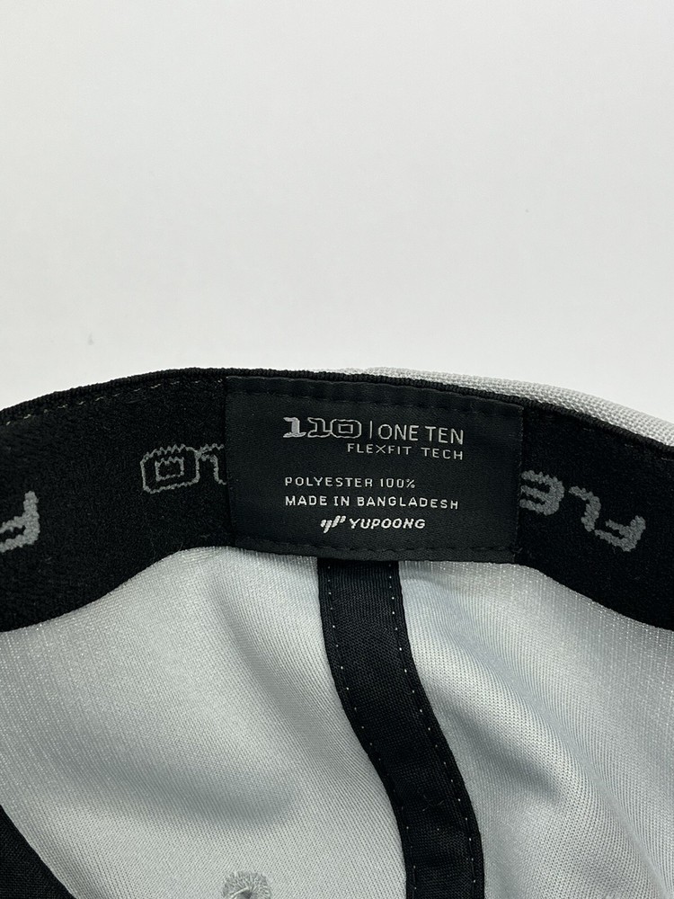 110 One Ten Flexfit Tech Gray Golf Hat Nuterra Patch Strapback