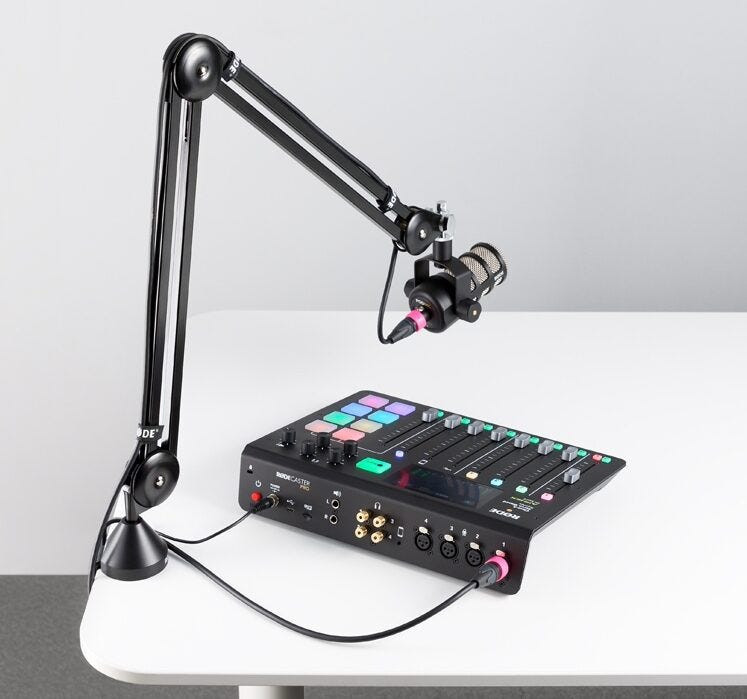 Rode PSA1 (Pair) with Pop filter and accessories