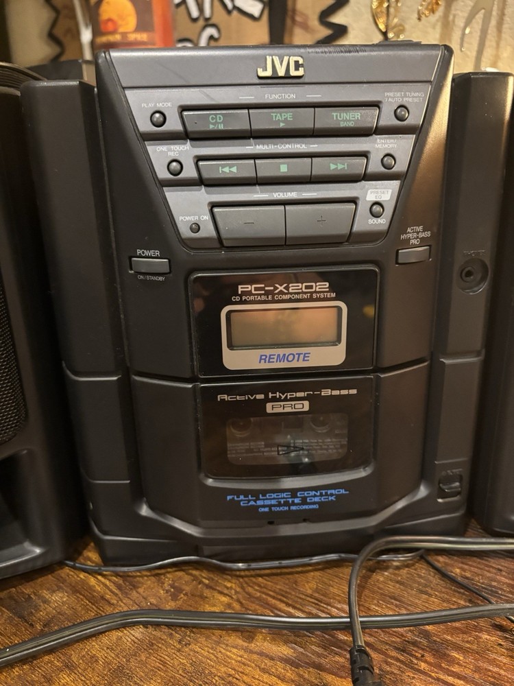 READ JVC PC-X202 CD Portable Speaker System NO REMOTE