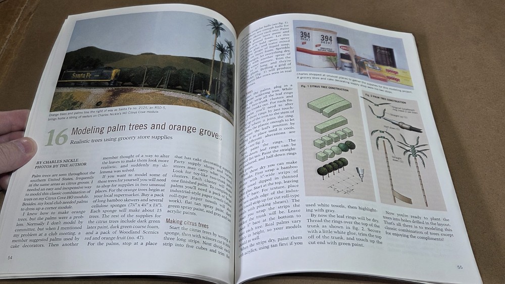 Kalmbach - #12243 - Model Railroader - Scenery Tips & Techniques - NOS
