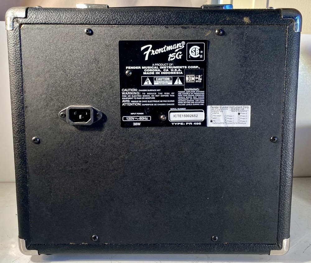 Fender Frontman 15G Guitar Amp Fender Special Design Speaker