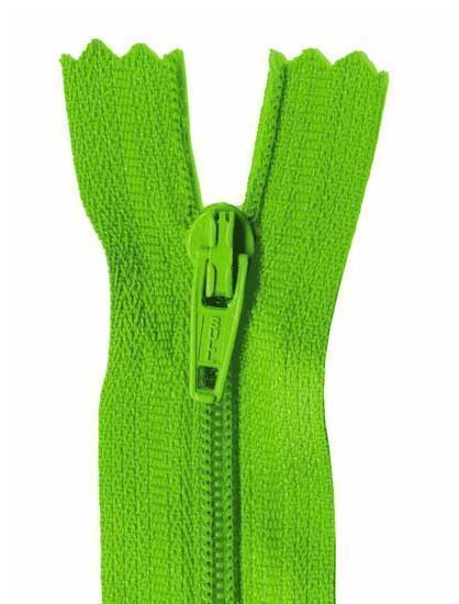 50cm Mid Green Dress Zip