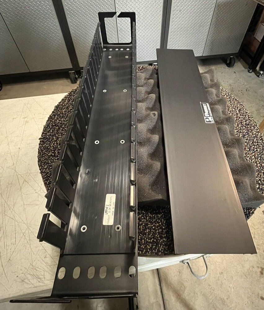(1) PANDUIT WMPHF2 Cable Management System Black Metal.