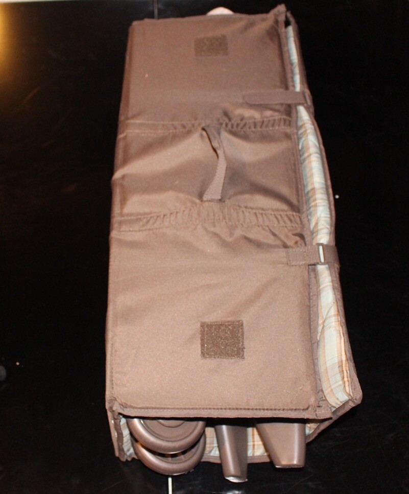 Graco Pack 'n Play -- Mocha/Green/Blue (Cleaned & Sanitized)