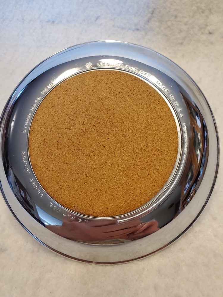 Vintage Ronson Tempo Table Lighter Chrome Plated