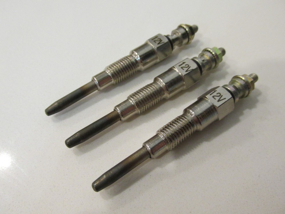 3 Glow Plug Replacement Set 7369340 for Bobcat