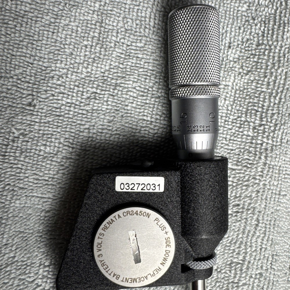 Starrett 760FL Electronic Screw Thread Comparator Micrometer + Box & New Battery