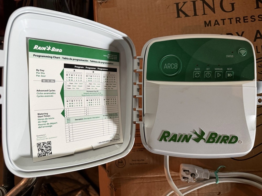 2-Rain Bird Sprinkler Timers- Programmable Irrigation Water Timer