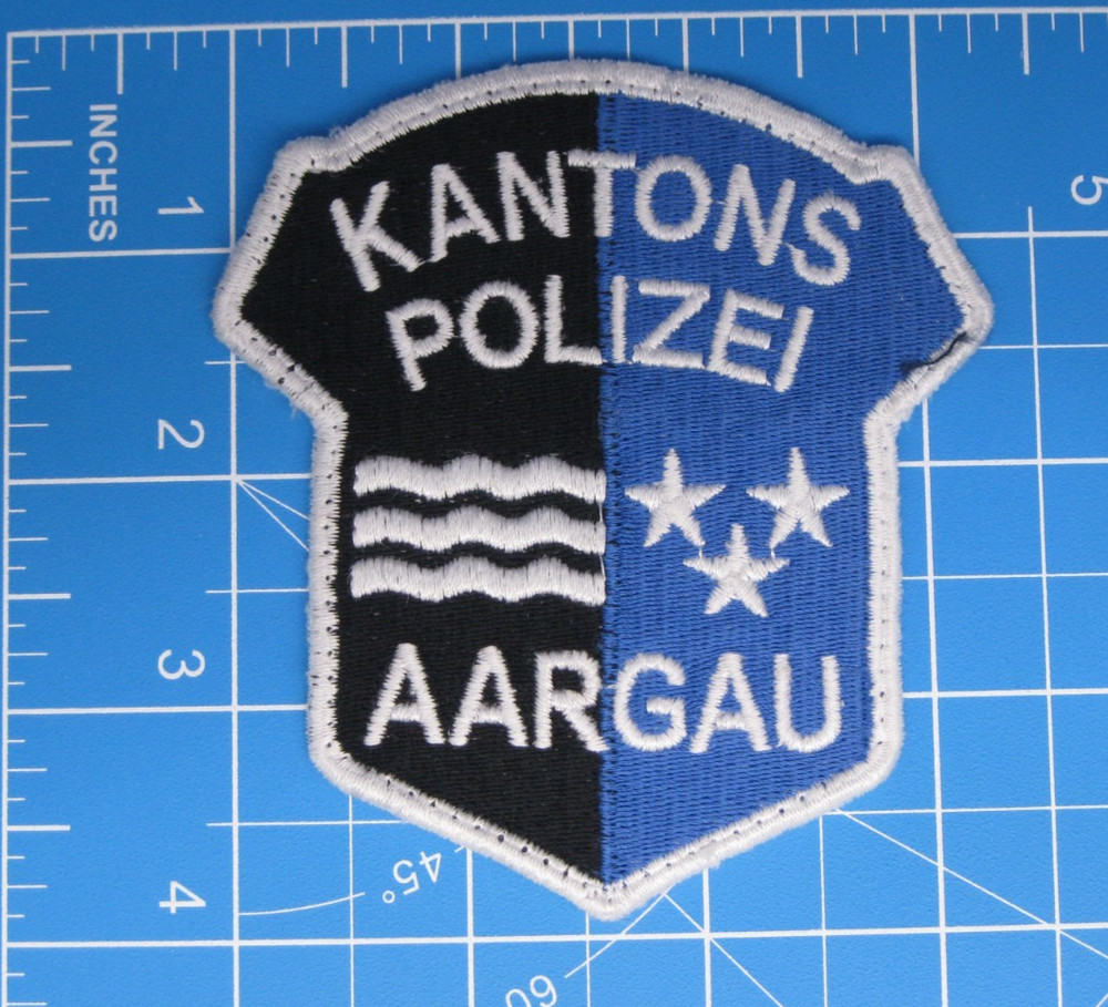 Aargau Switzerland Police patch